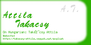 attila takacsy business card